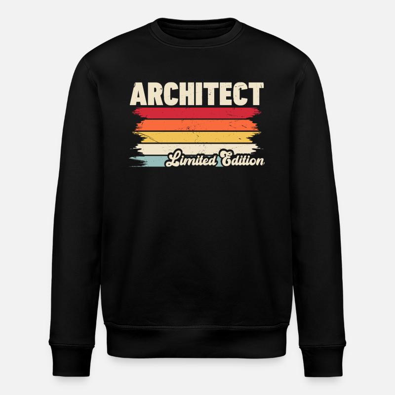 Architekt - Stanley/Stella Unisex Bio-Sweatshirt ROLLER - Schwarz
