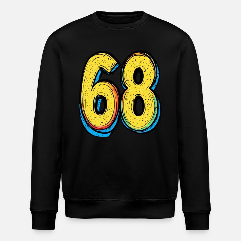 68 Symbole numérique - Sweat bio ROLLER Stanley/Stella Unisexe - noir