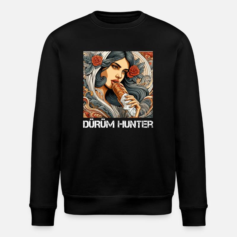 Dürüm Hunter Kebab Cadeau - Sweat bio ROLLER Stanley/Stella Unisexe - noir