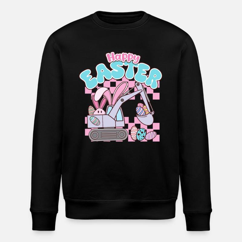 Joyeuses Pâques - Sweat bio ROLLER Stanley/Stella Unisexe - noir