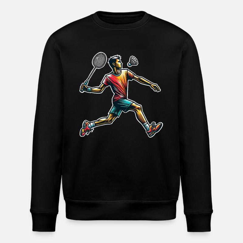 Badminton - Stanley/Stella ROLLER Unisex Organic Sweatshirt - black