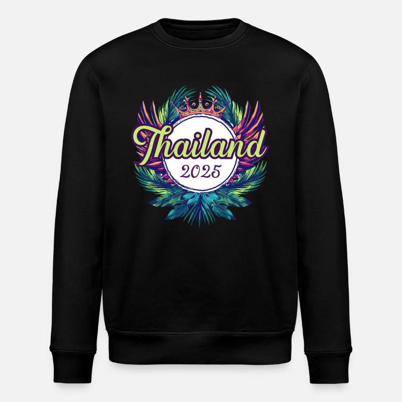 Thailand 2025 Team - Stanley/Stella Unisex Bio-Sweatshirt ROLLER - Schwarz