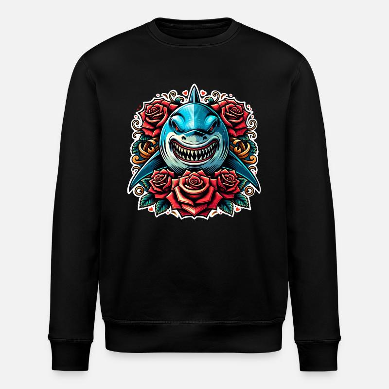 Requin - Sweat bio ROLLER Stanley/Stella Unisexe - noir