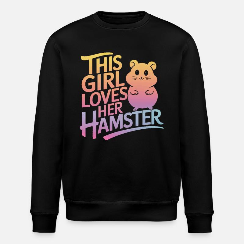 Hamster - Sweat bio ROLLER Stanley/Stella Unisexe - noir