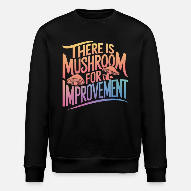 Champignons Champignons Champignon Champignon - Sweat bio ROLLER Stanley/Stella Unisexe - noir