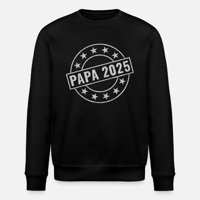 Papa 2025 - Stanley/Stella Unisex Bio-Sweatshirt ROLLER - Schwarz