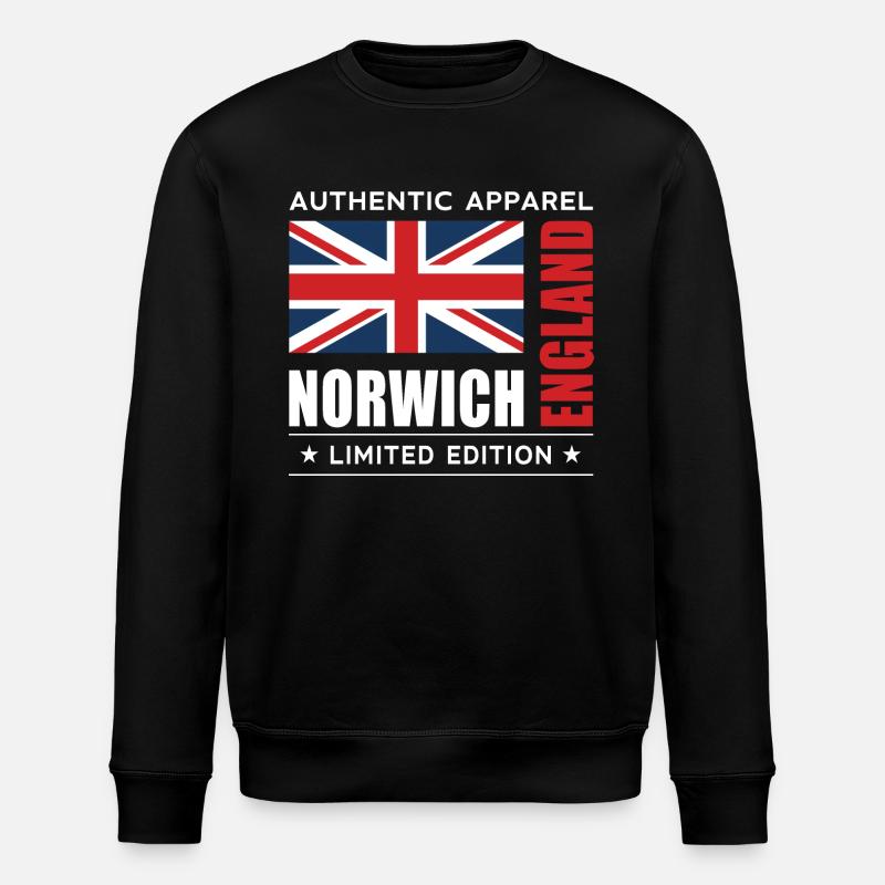 Norwich - Stanley/Stella Unisex Bio-Sweatshirt ROLLER - Schwarz