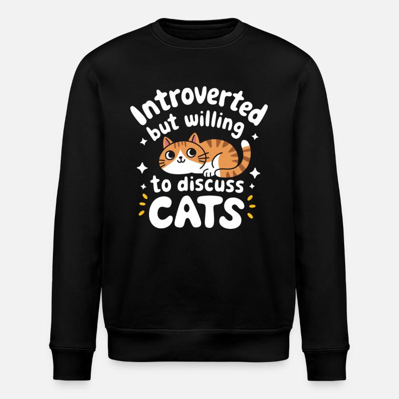 Introverti, antisocial, introverti - Sweat bio ROLLER Stanley/Stella Unisexe - noir