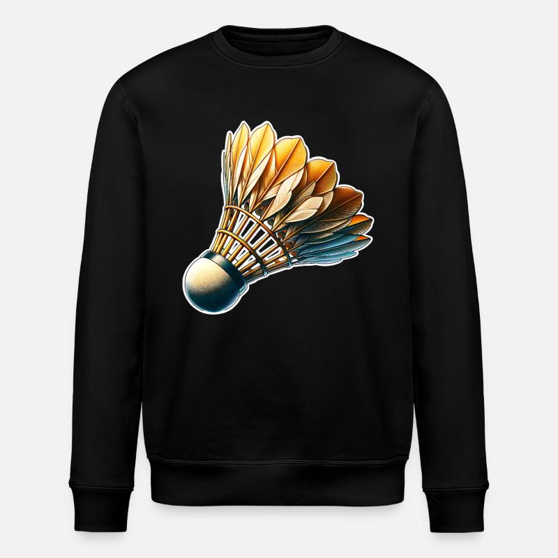 Badminton - Sweat bio ROLLER Stanley/Stella Unisexe - noir