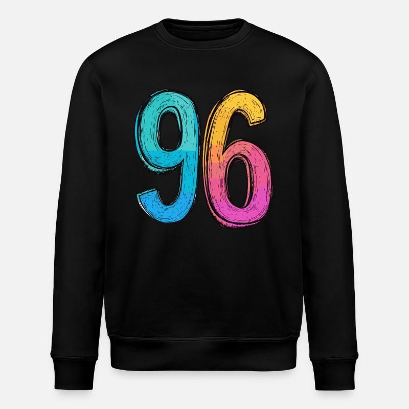 96 Symbole numérique - Sweat bio ROLLER Stanley/Stella Unisexe - noir