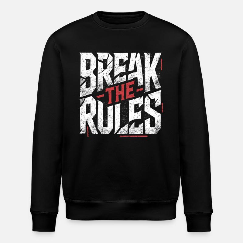 Enfreindre les règles - Sweat bio ROLLER Stanley/Stella Unisexe - noir