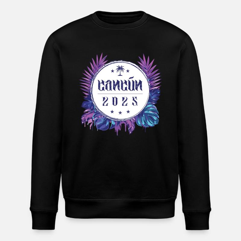 Cancun 2025 - Stanley/Stella Unisex Bio-Sweatshirt ROLLER - Schwarz