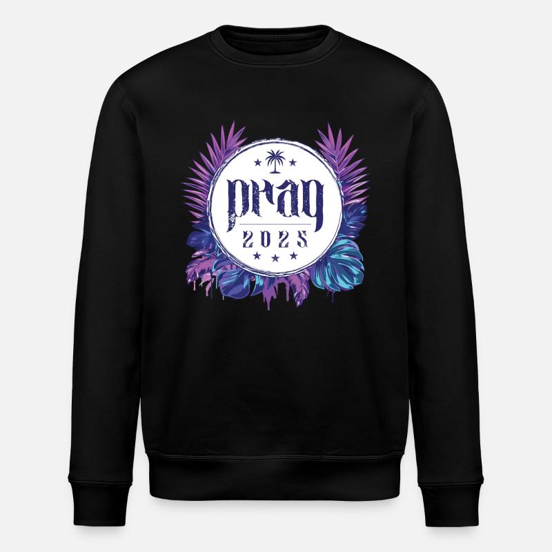 Prag 2025 - Stanley/Stella Unisex Bio-Sweatshirt ROLLER - Schwarz