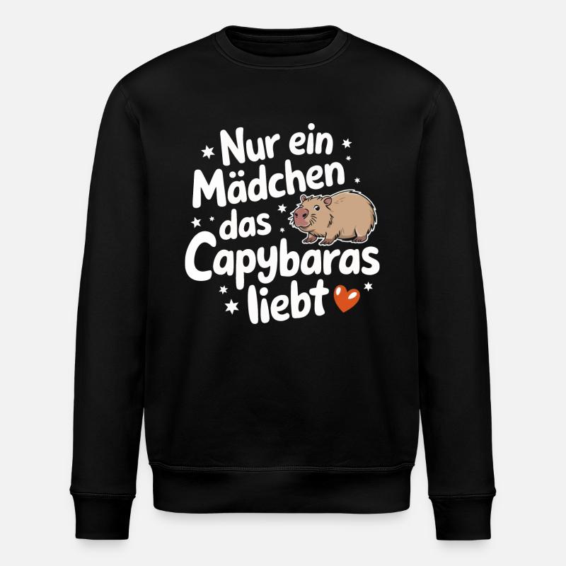 Capybara Wasserschwein Capybaras - Sweat bio ROLLER Stanley/Stella Unisexe - noir