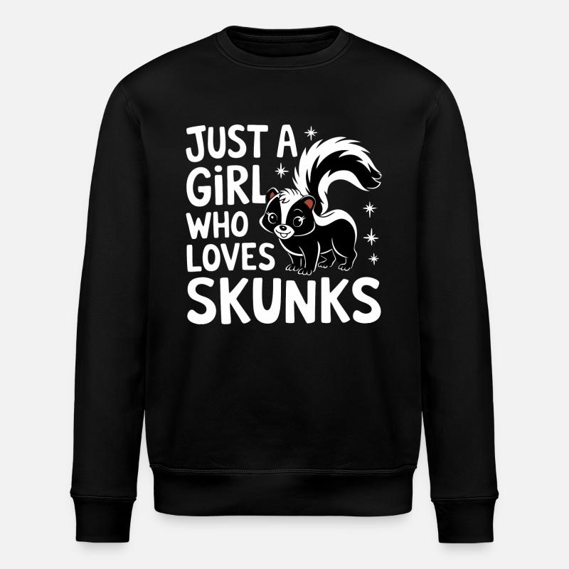 Animaux du zoo de mouffette - Sweat bio ROLLER Stanley/Stella Unisexe - noir