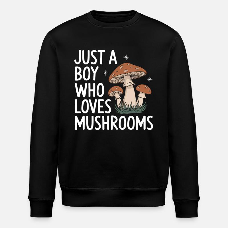 Champignons Champignons Champignon Champignon - Sweat bio ROLLER Stanley/Stella Unisexe - noir