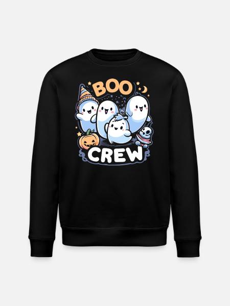 boo crew - Stanley/Stella ROLLER Unisex Organic Sweatshirt - black