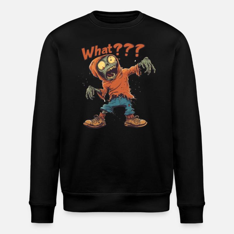Quoi??? - Design de zombie amusant - Sweat bio ROLLER Stanley/Stella Unisexe - noir