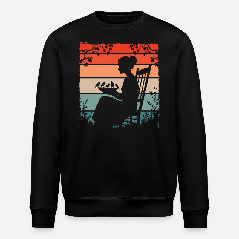 alimentation des oiseaux - Sweat bio ROLLER Stanley/Stella Unisexe - noir