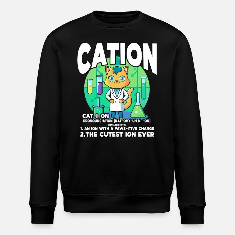 Cation - Stanley/Stella ROLLER Unisex Organic Sweatshirt - black