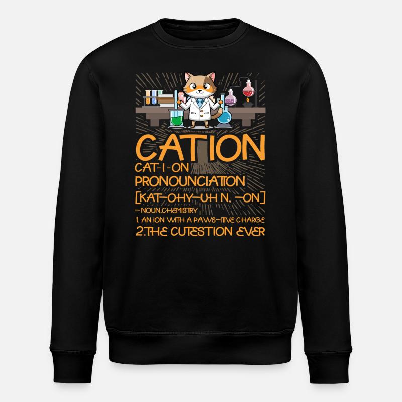 Cation - Stanley/Stella ROLLER Unisex Organic Sweatshirt - black