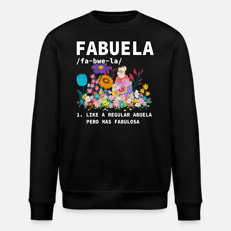 Fabuela - Stanley/Stella ROLLER Unisex Organic Sweatshirt - black