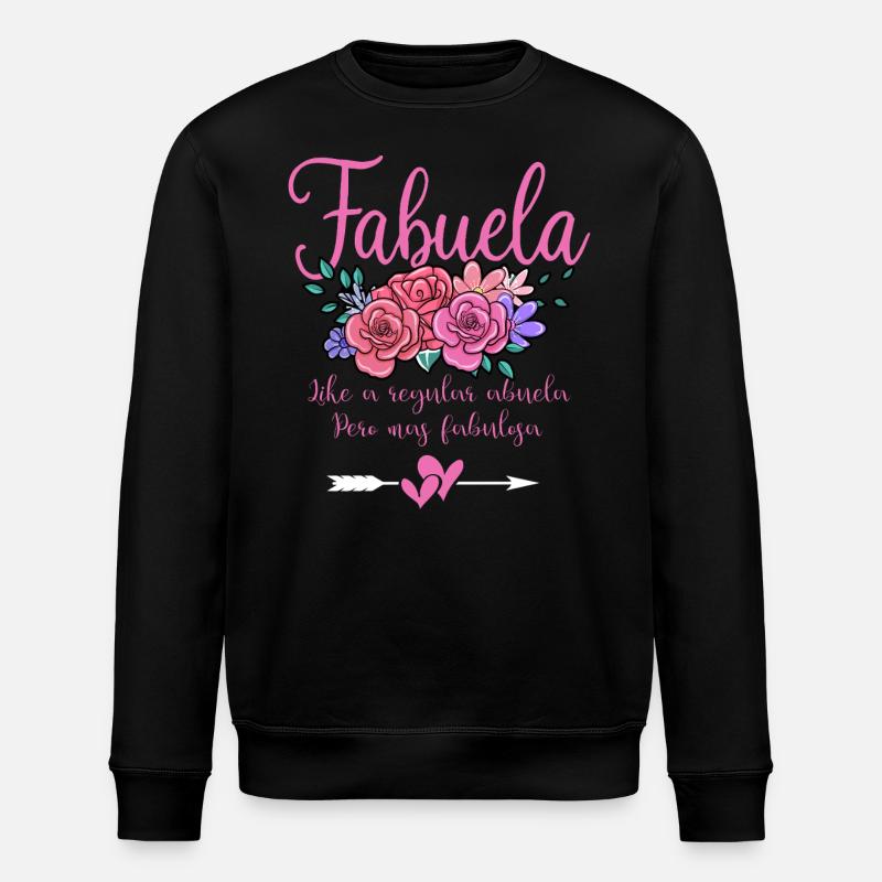 Fabuela - Sweat bio ROLLER Stanley/Stella Unisexe - noir