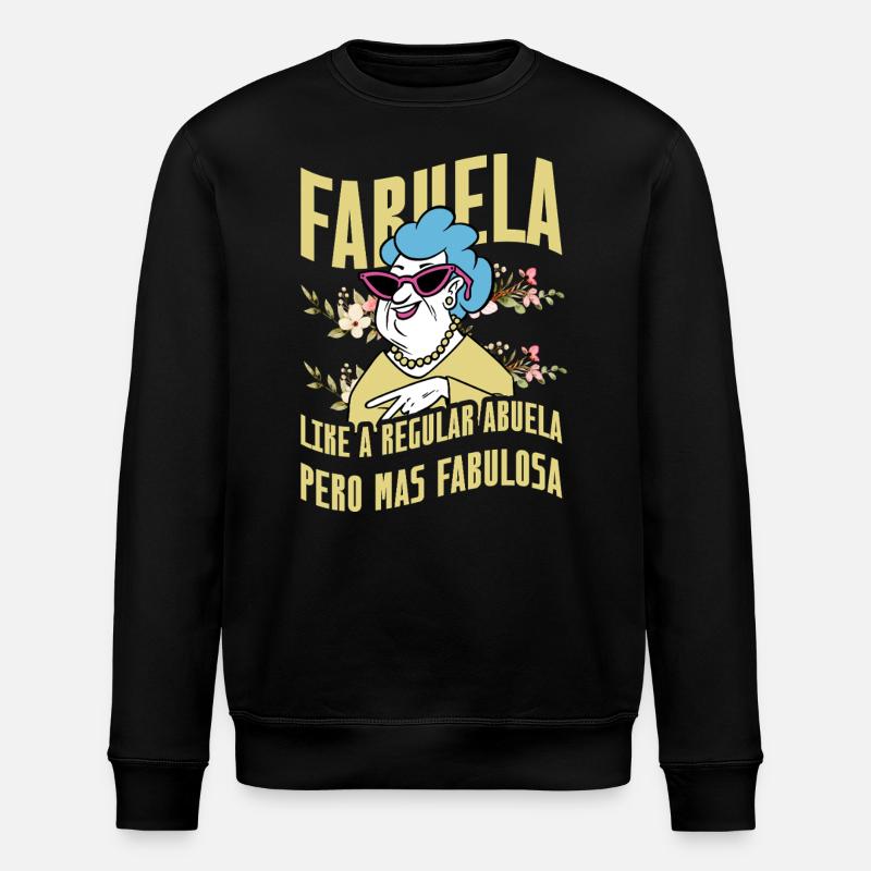 Fabuela - Sweat bio ROLLER Stanley/Stella Unisexe - noir
