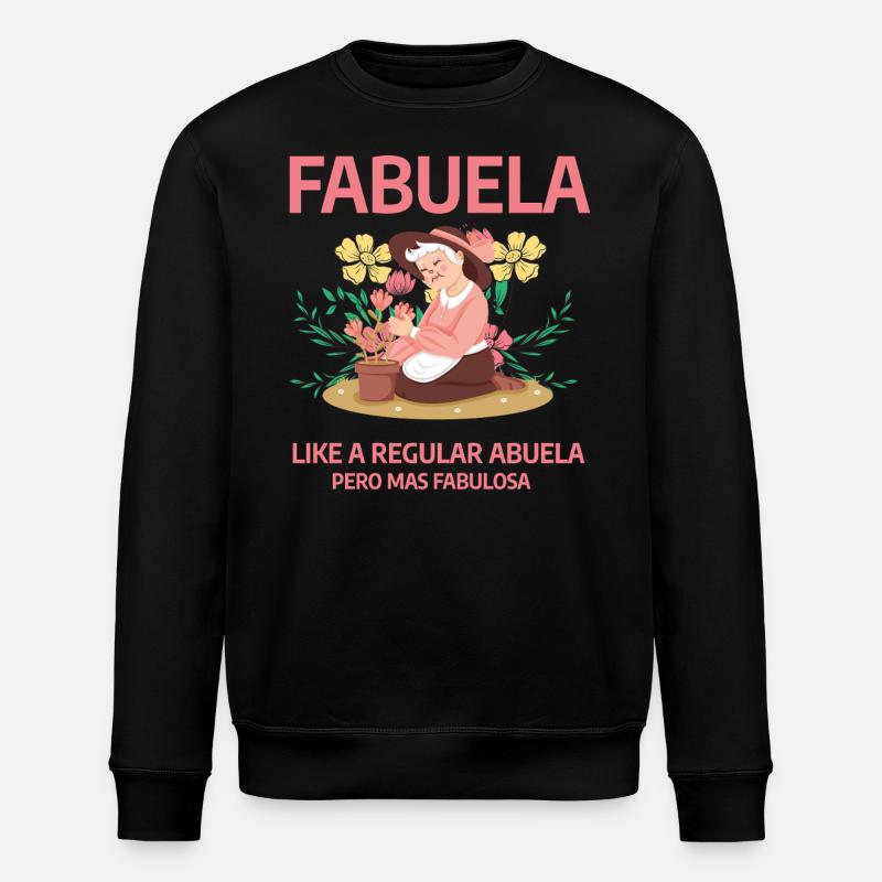 Fabuela - Sweat bio ROLLER Stanley/Stella Unisexe - noir
