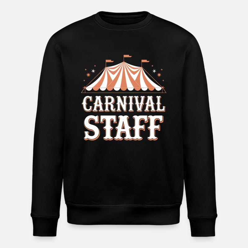 Zirkus Fasching Karneval - Stanley/Stella Unisex Bio-Sweatshirt ROLLER - Schwarz
