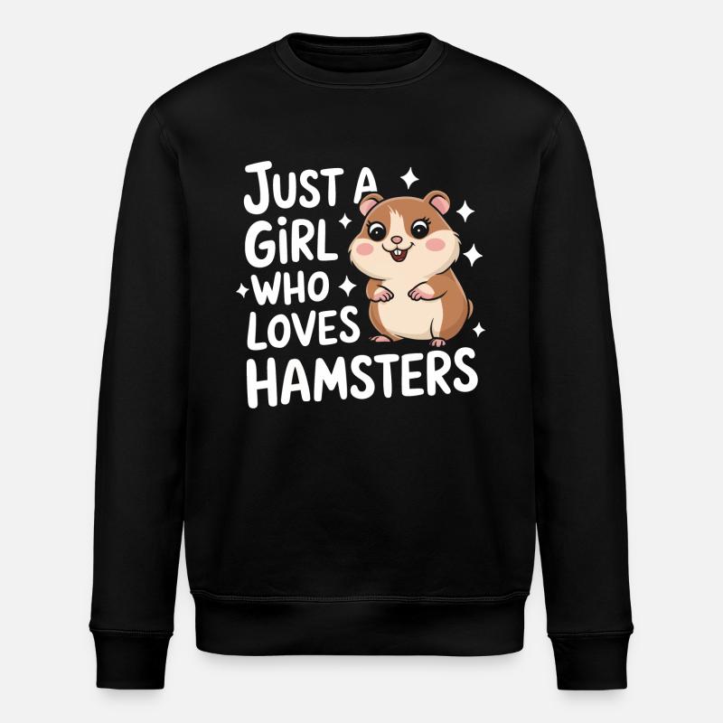 Hamster - Sweat bio ROLLER Stanley/Stella Unisexe - noir