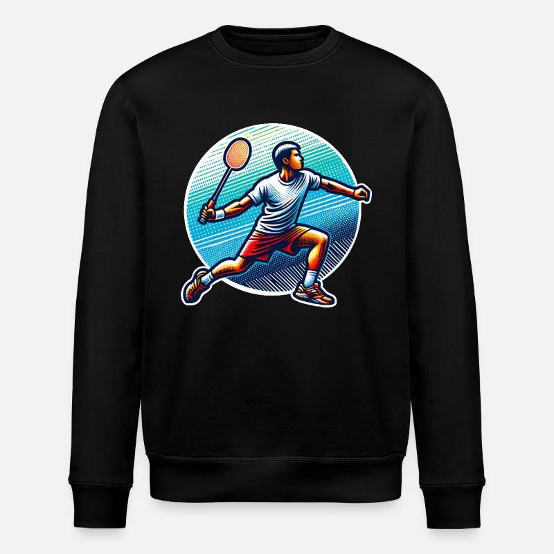 Badminton - Stanley/Stella Unisex Bio-Sweatshirt ROLLER - Schwarz