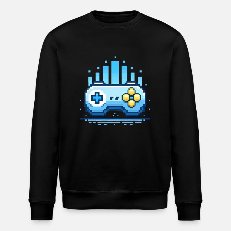 Gamer-Controller-Design aufleveln - Stanley/Stella Unisex Bio-Sweatshirt ROLLER - Schwarz
