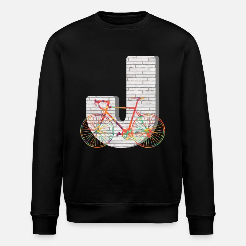 bicycle e 249 j - Stanley/Stella ROLLER Unisex Organic Sweatshirt - black