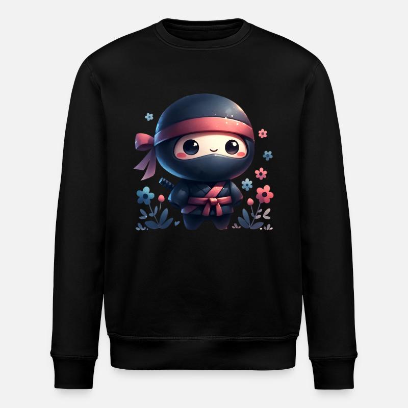 Ninja - Sweat bio ROLLER Stanley/Stella Unisexe - noir