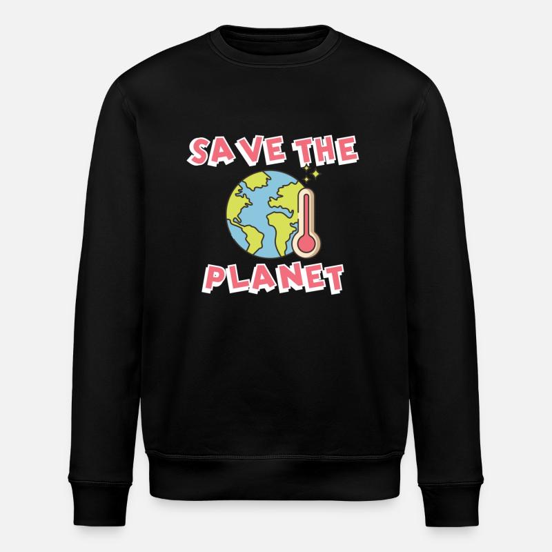 Climate change Climate protection - Stanley/Stella ROLLER Unisex Organic Sweatshirt - black