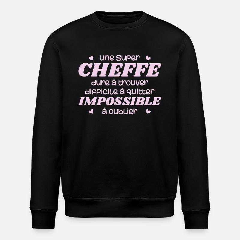 Super Chef - Stanley/Stella ROLLER Unisex Organic Sweatshirt - black