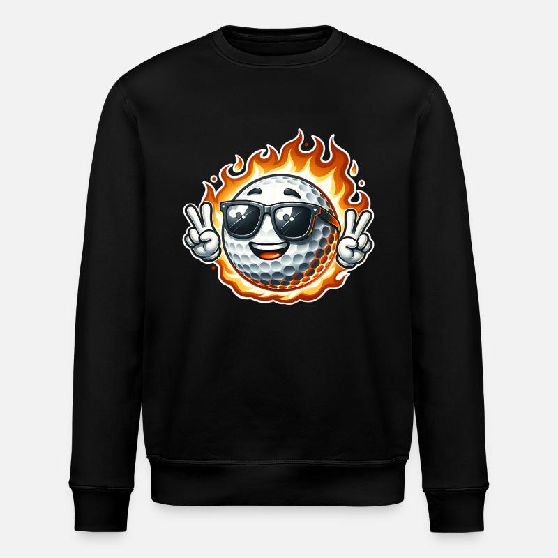 Golfe - Sweat bio ROLLER Stanley/Stella Unisexe - noir