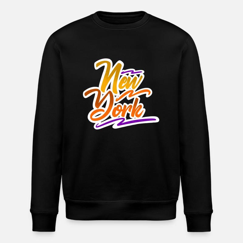 New york - Stanley/Stella Unisex Bio-Sweatshirt ROLLER - Schwarz