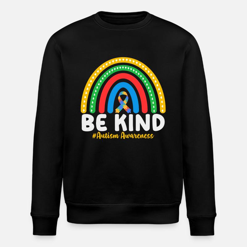 Autism Awareness - Stanley/Stella Unisex Bio-Sweatshirt ROLLER - Schwarz