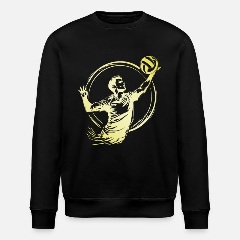 Joueurs de volley-ball - Sweat bio ROLLER Stanley/Stella Unisexe - noir