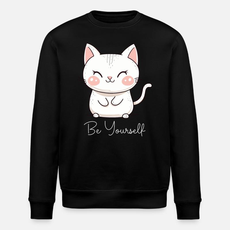 Chat Être Soi-même Amour Motivation - Sweat bio ROLLER Stanley/Stella Unisexe - noir