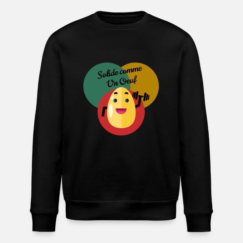 Solide comme un oeuf - Sweat bio ROLLER Stanley/Stella Unisexe - noir