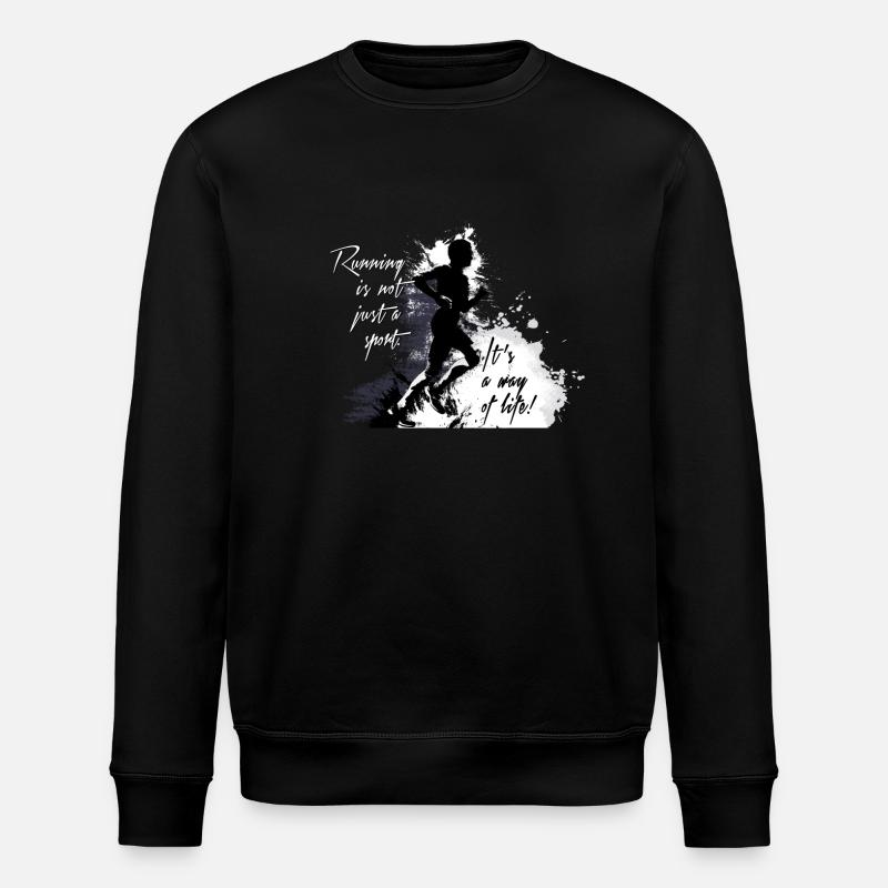 runner - Stanley/Stella ROLLER Unisex Organic Sweatshirt - black