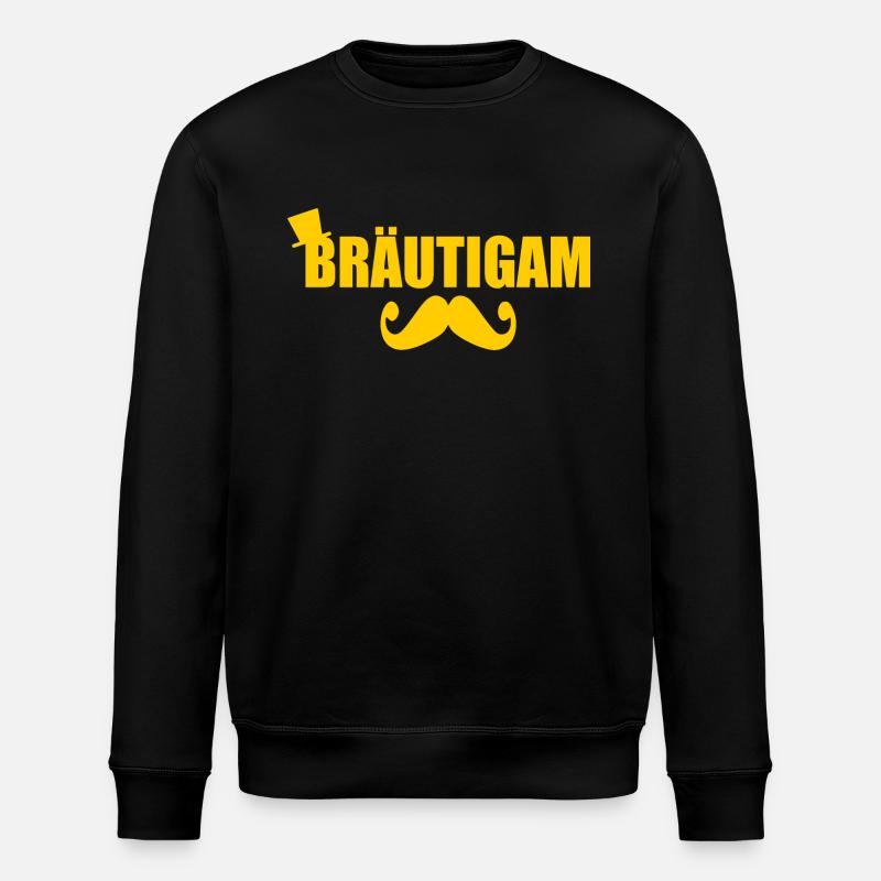 bräutigam - Stanley/Stella Unisex Bio-Sweatshirt ROLLER - Schwarz