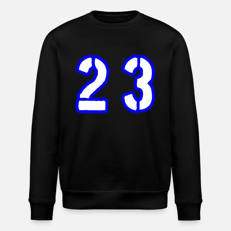 23 Zahl Symbol - Stanley/Stella Unisex Bio-Sweatshirt ROLLER - Schwarz