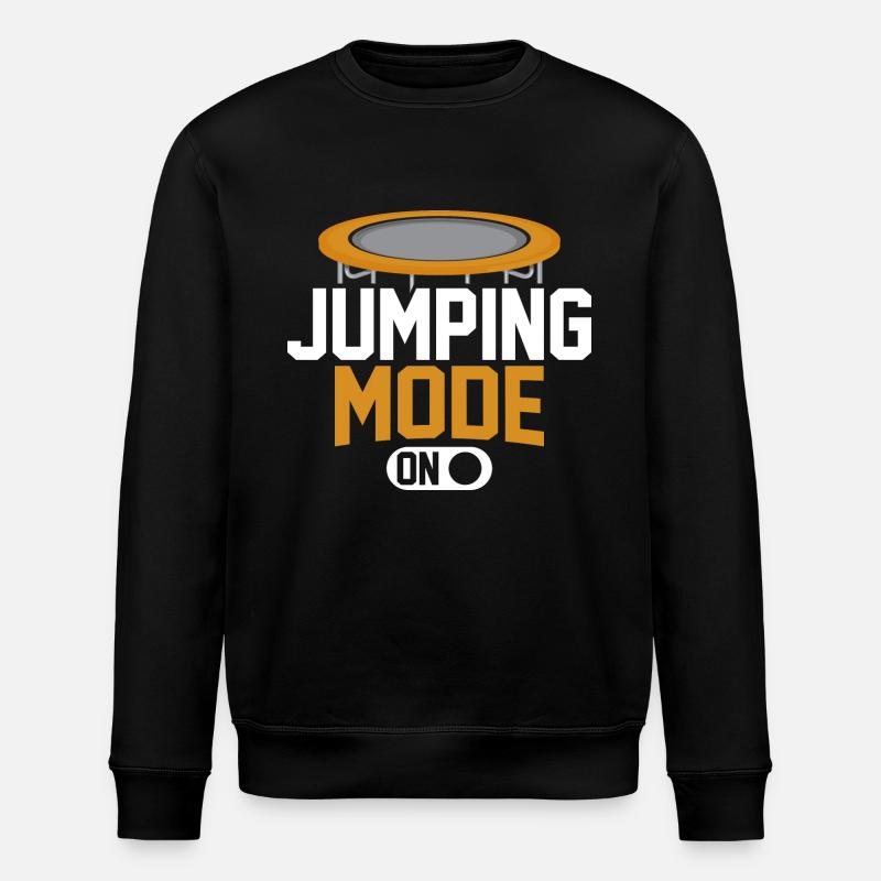 Jumping Mode on - Stanley/Stella ROLLER Unisex Organic Sweatshirt - black
