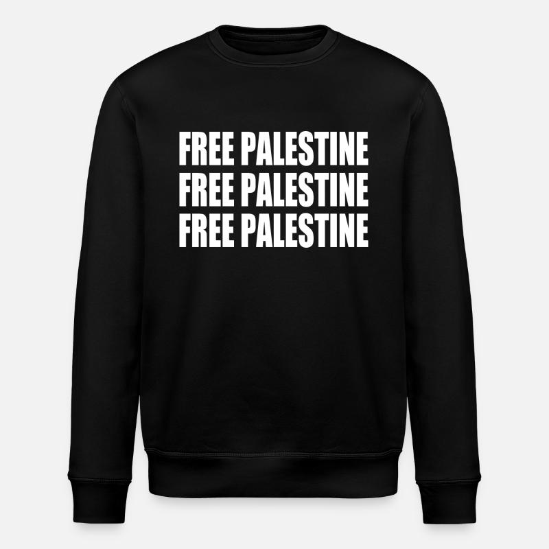 Free palestine - Sweat bio ROLLER Stanley/Stella Unisexe - noir