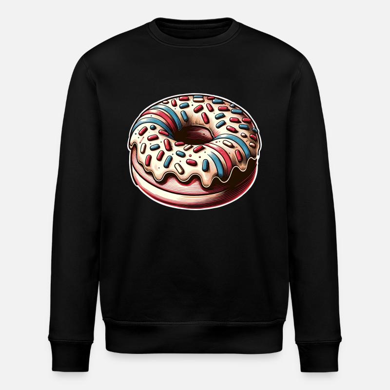 Donut - Stanley/Stella Unisex Bio-Sweatshirt ROLLER - Schwarz
