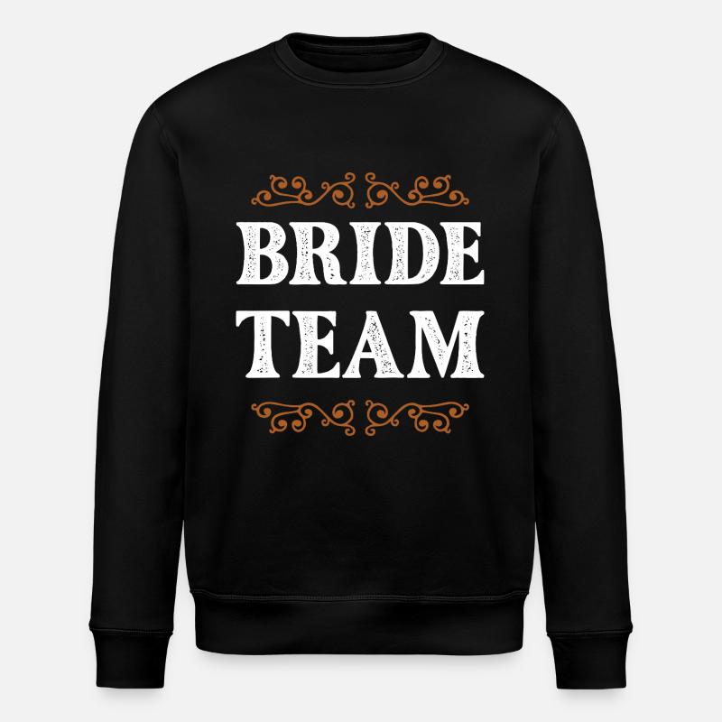 Bride Crew - Stanley/Stella ROLLER Unisex Organic Sweatshirt - black
